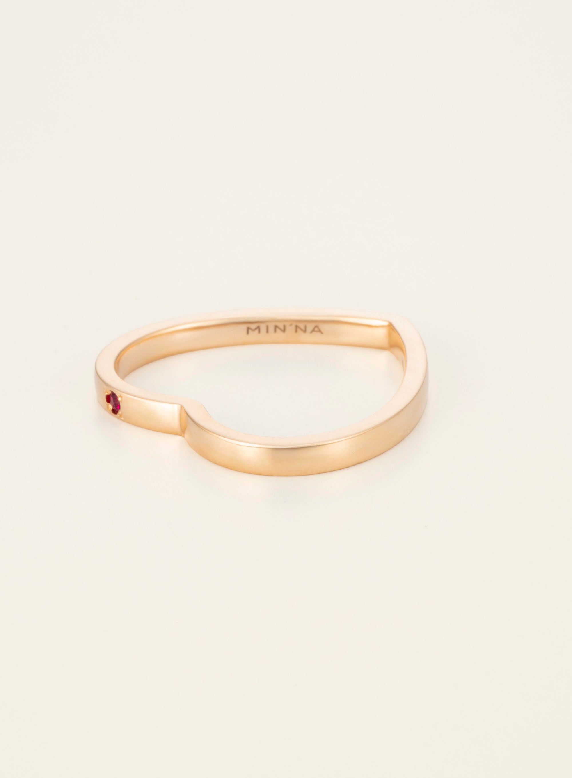Heart K18 Ring [Funny Series]