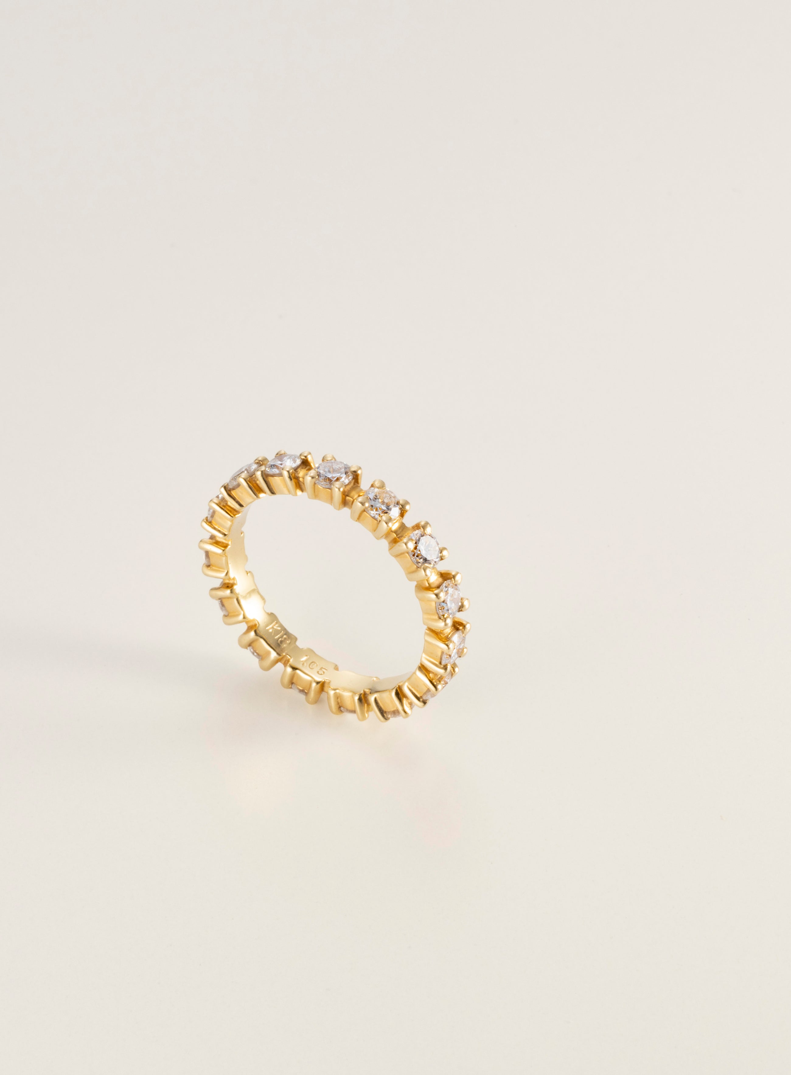Power Eternity K18 Diamond Ring [Diamond Series]
