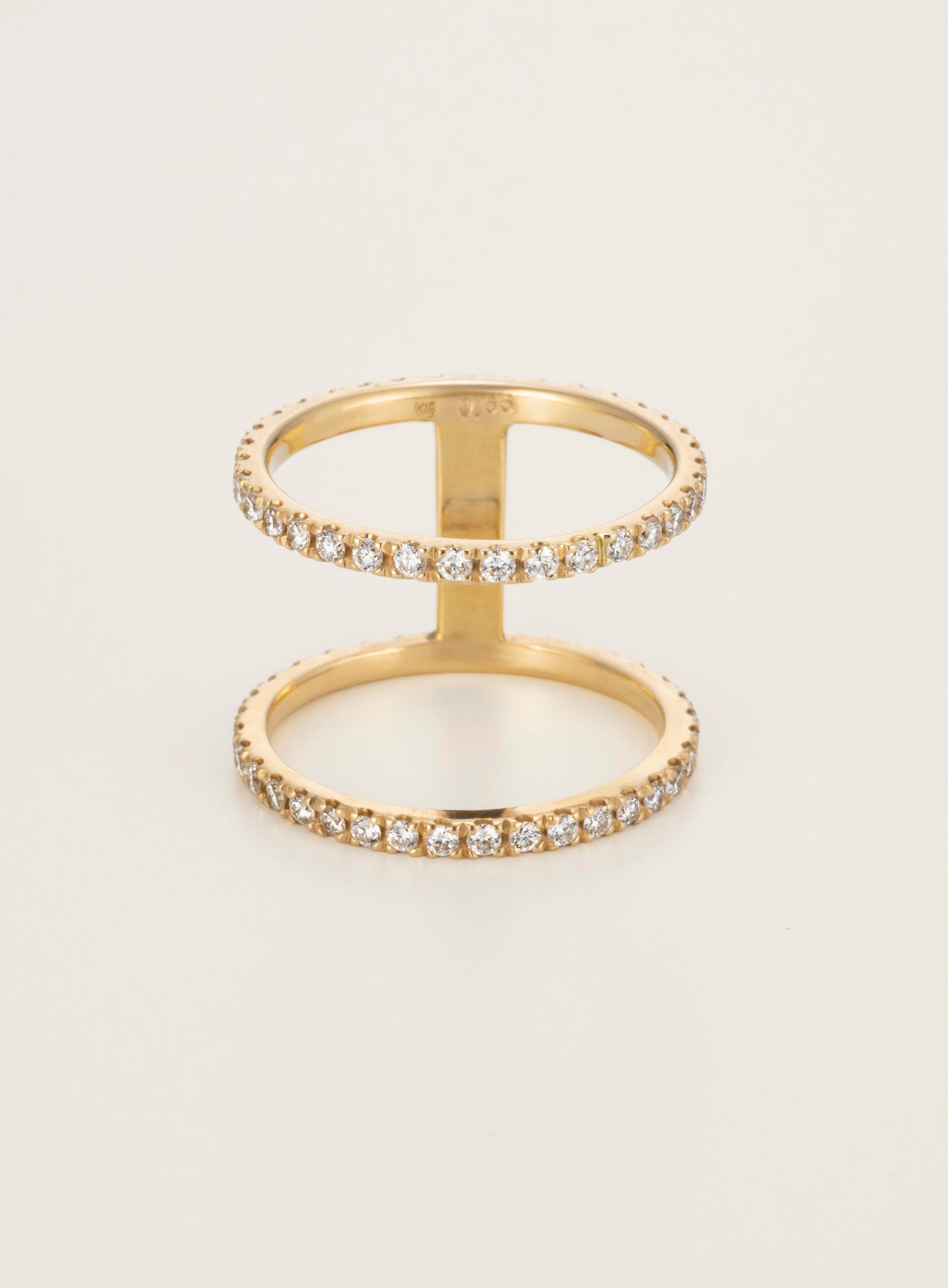 Two K18 Diamond Ring [Diamond Series]
