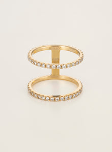 Two K18 Diamond Ring [Diamond Series]