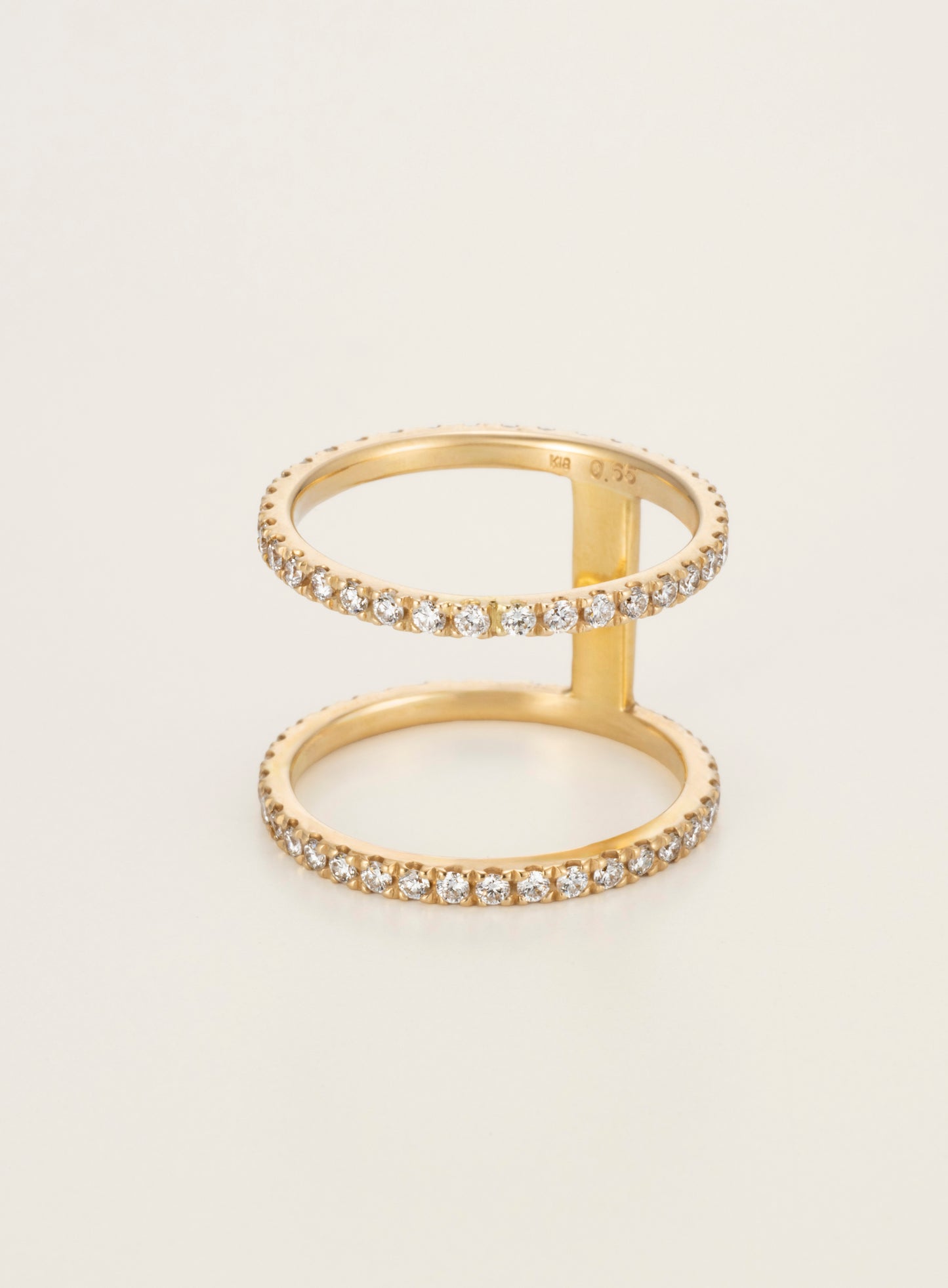 Two K18 Diamond Ring [Diamond Series]