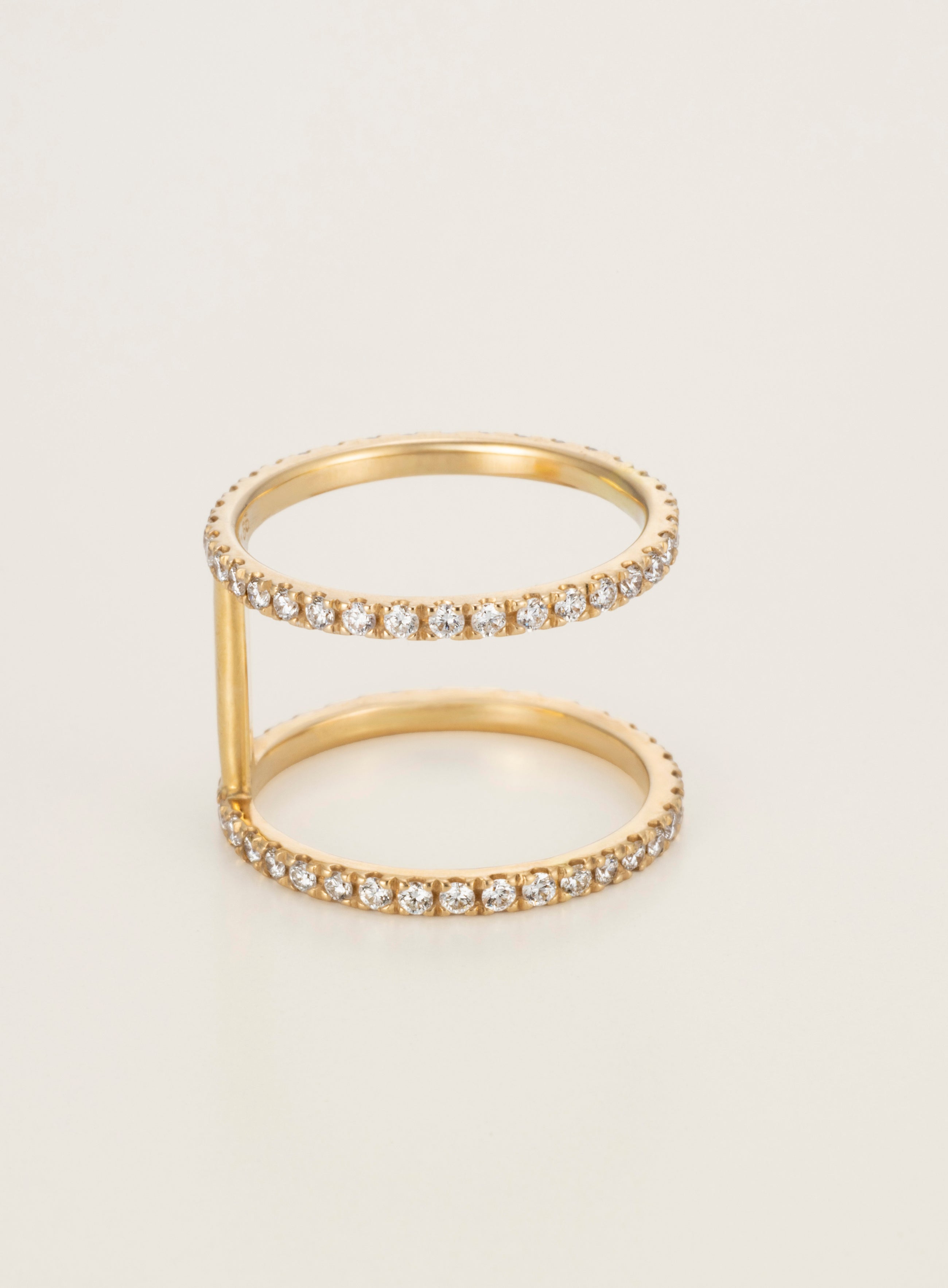 Two K18 Diamond Ring [Diamond Series]